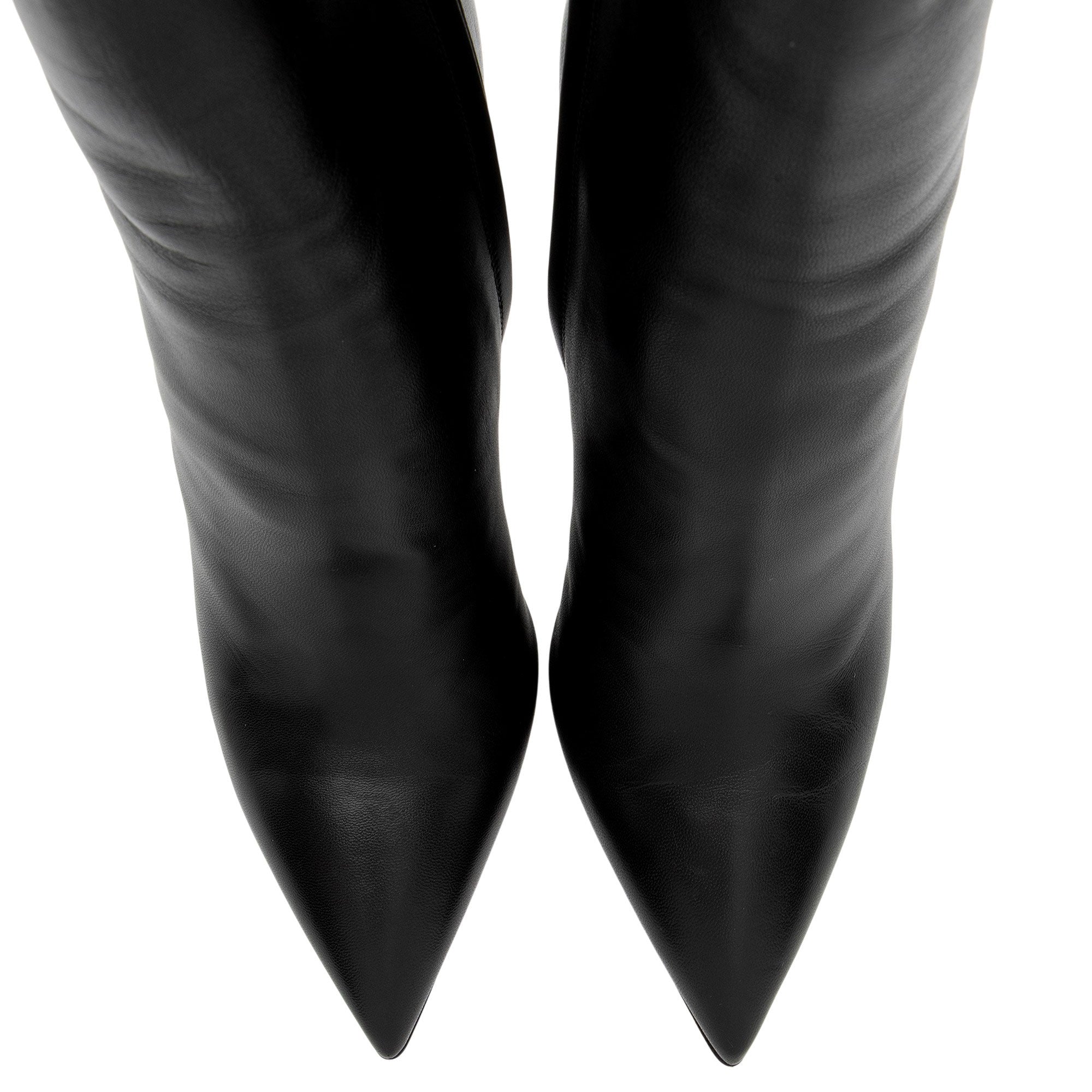 Saint Laurent Leather Opyum Booties - Size 8.5 / 38.5