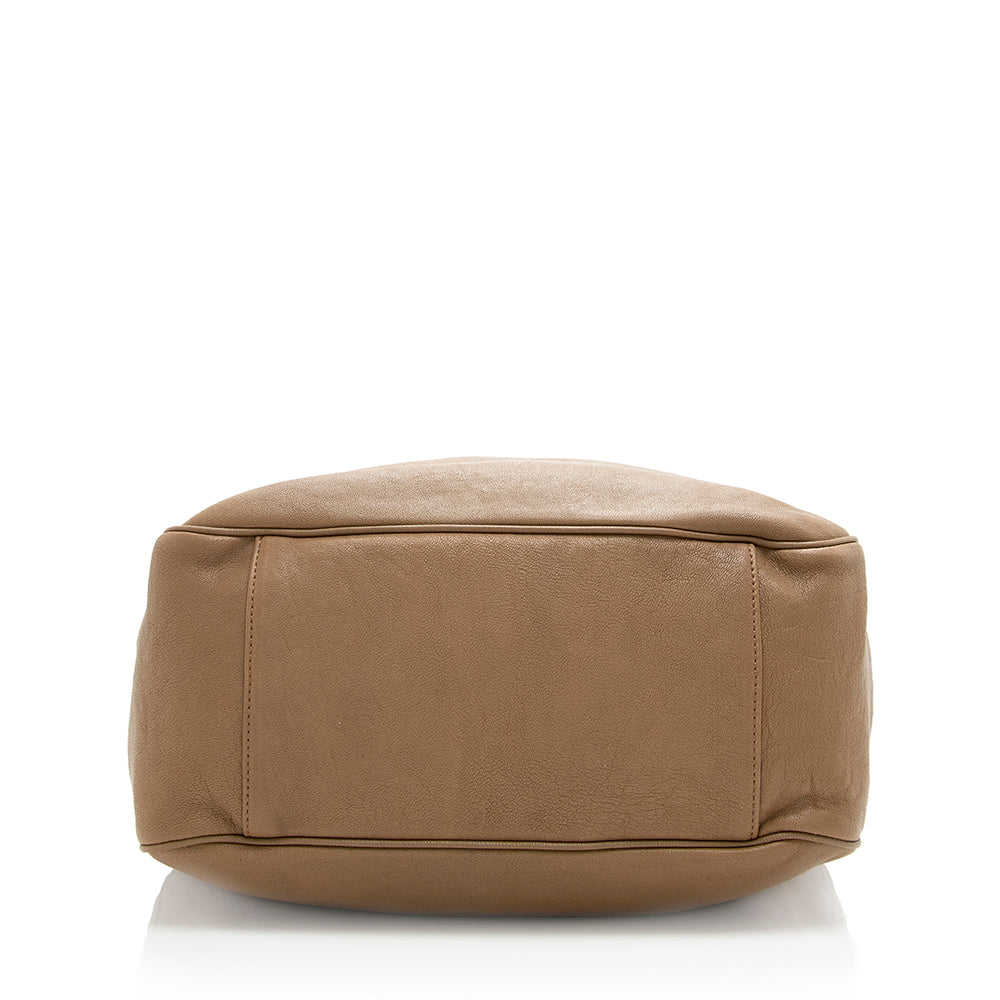 Saint Laurent Leather Roady Small Hobo (SHF-18674)