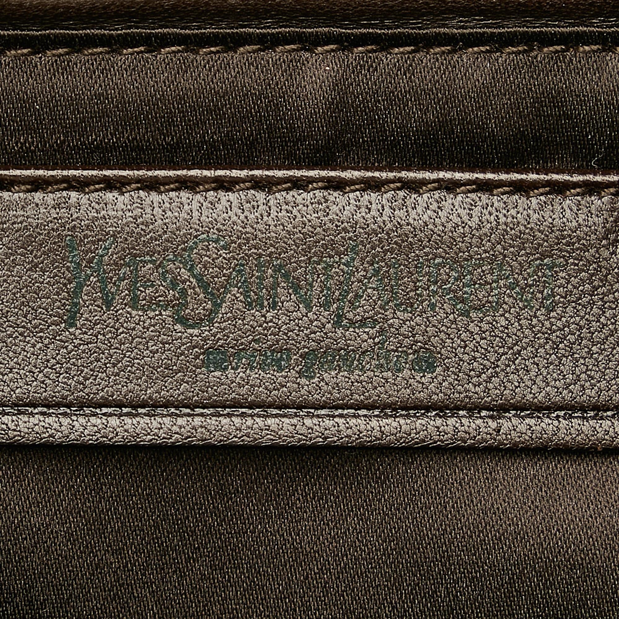 Saint Laurent Leather Shoulder Bag (SHG-25206)