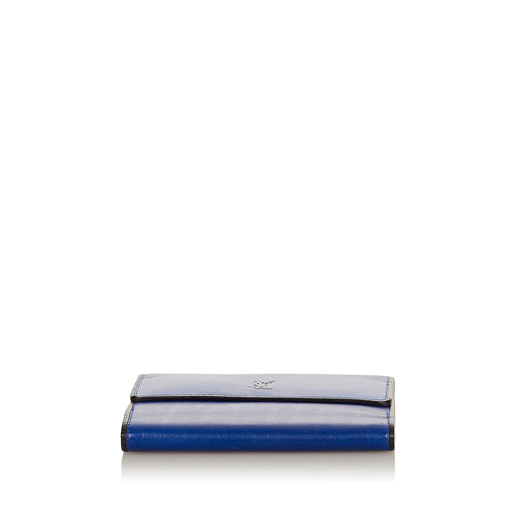 Saint Laurent Leather Small Wallet (SHG-26524)