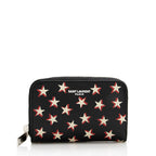 Saint Laurent Leather Star Zippy Wallet (SHF-18050)
