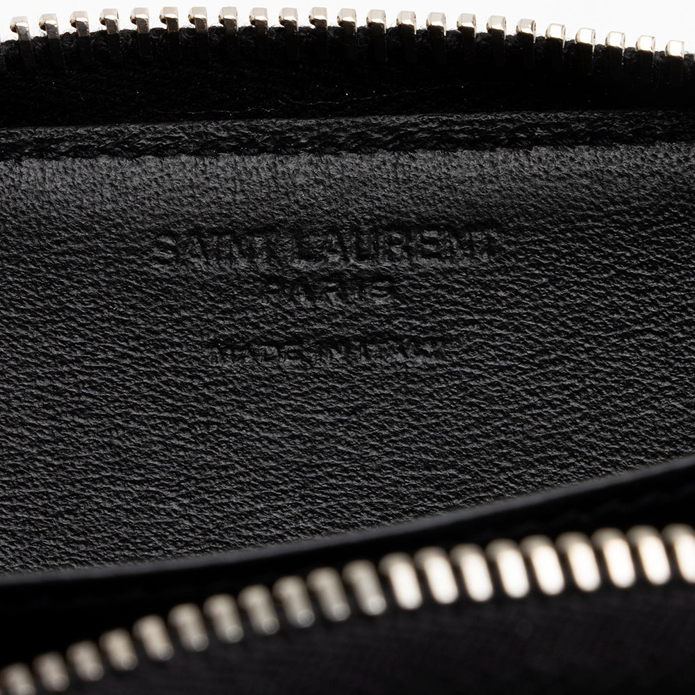Saint Laurent Leather Star Zippy Wallet (SHF-18050)