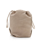 Saint Laurent Leather Logo Teddy Bucket Bag (SHF-17442)