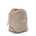 Saint Laurent Leather Logo Teddy Bucket Bag (SHF-17442)