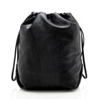 Saint Laurent Leather Teddy Bucket Bag (SHF-17859)