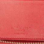 Saint Laurent Leather Zip Around Wallet (SHG-22445)