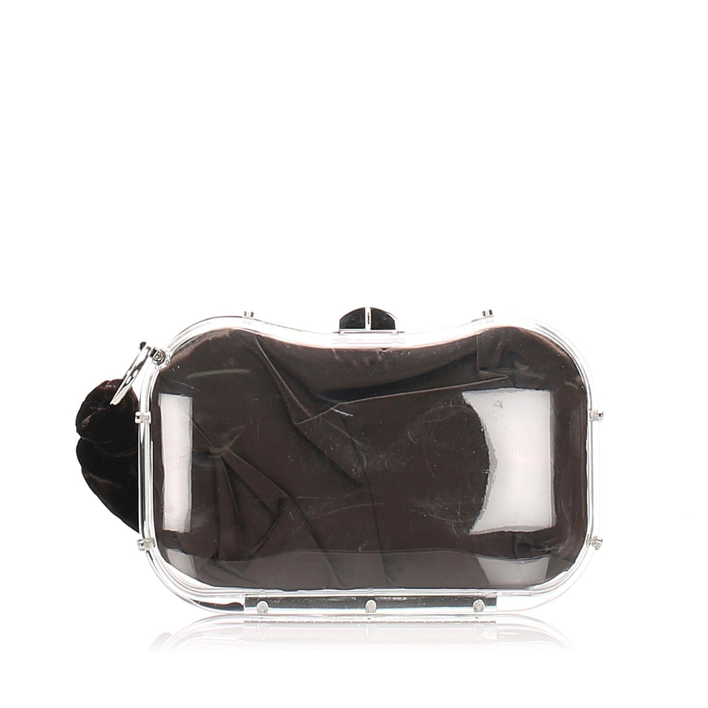 Saint Laurent Lucite Clutch (SHG-26843)