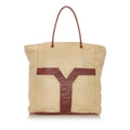 Saint Laurent Lucky Chyc Canvas Tote Bag (SHG-27947)
