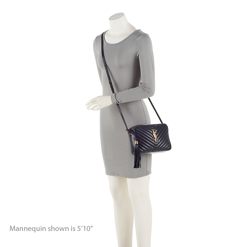 Saint Laurent Matelasse Calfskin Lou Camera Bag (SHF-20118)