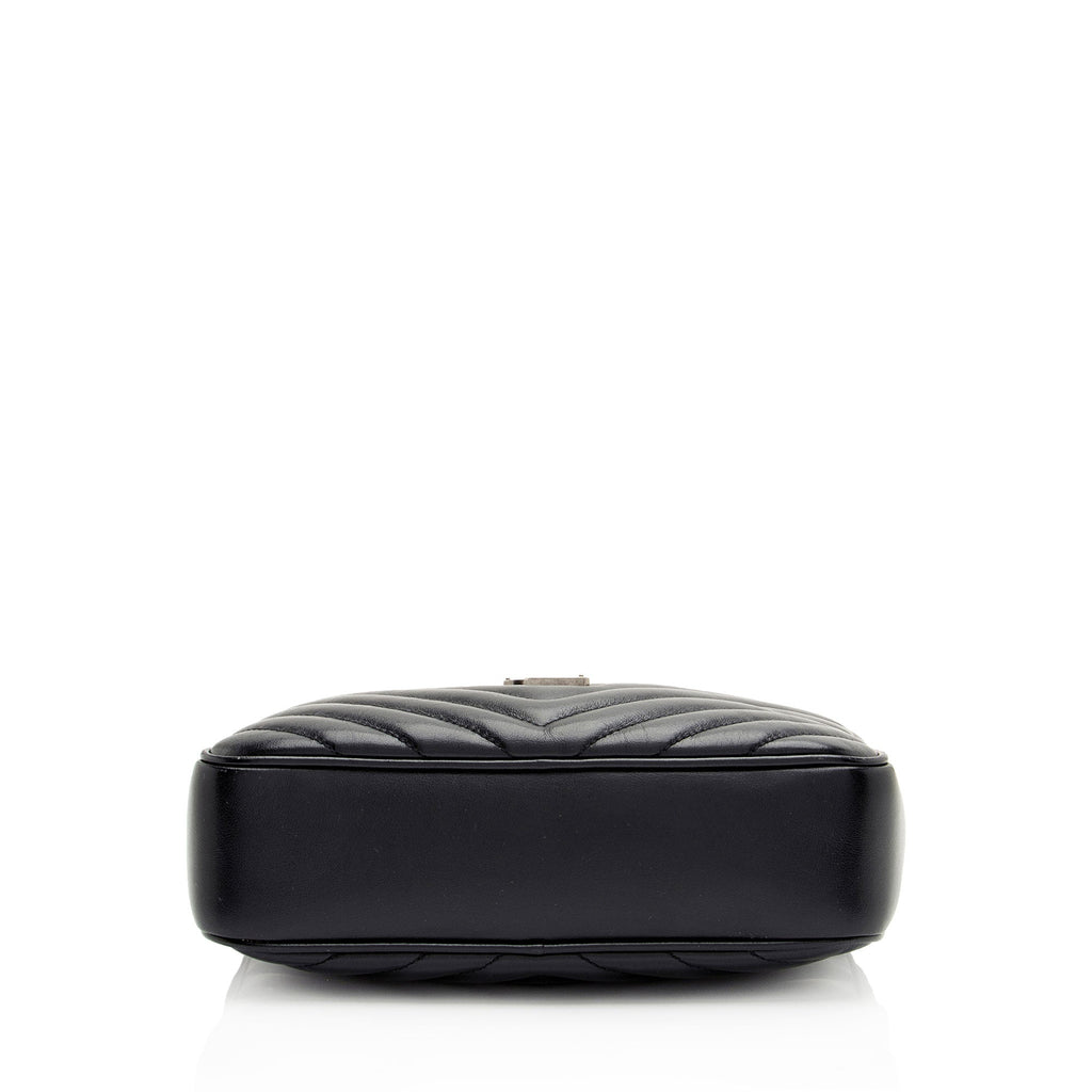 Saint Laurent Matelasse Calfskin Monogram Lou Camera Bag