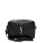 Saint Laurent Matelasse Calfskin Monogram Lou Camera Bag