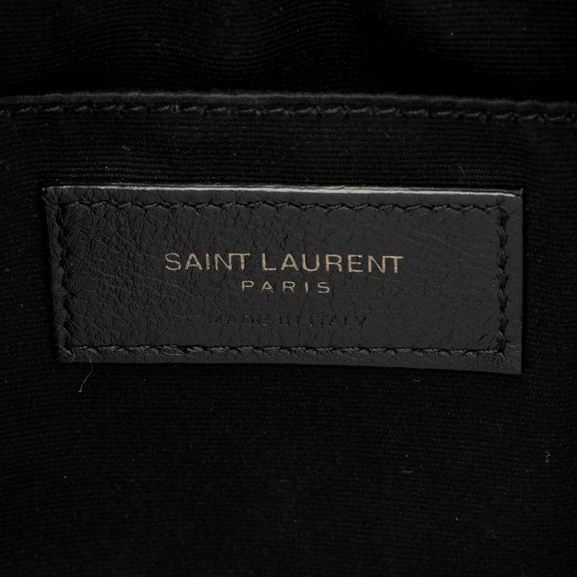 Saint Laurent Matelasse Calfskin Monogram Lou Camera Bag