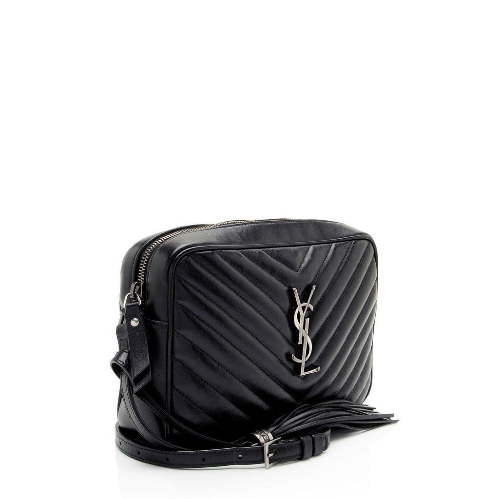 Saint Laurent Matelasse Calfskin Monogram Lou Camera Bag