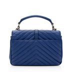 Saint Laurent Matelasse Calfskin Monogram College Medium Shoulder Bag (SHF-19462)