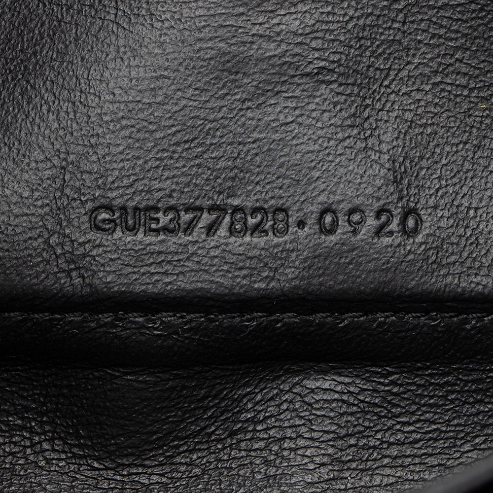 Saint Laurent Matelasse Grain de Poudre Monogram Chain Wallet (SHF-19680)