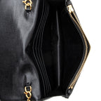 Saint Laurent Matelasse Grain de Poudre Monogram Envelope Chain Wallet (SHF-19240)