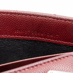Saint Laurent Matelasse Grain de Poudre Monogram Wallet (SHF-18247)