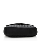 Saint Laurent Matelasse Lambskin Classic Monogram Large College Bag (SHF-18019)
