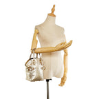 Saint Laurent Mini Downtown Metallic Leather Handbag (SHG-25927)