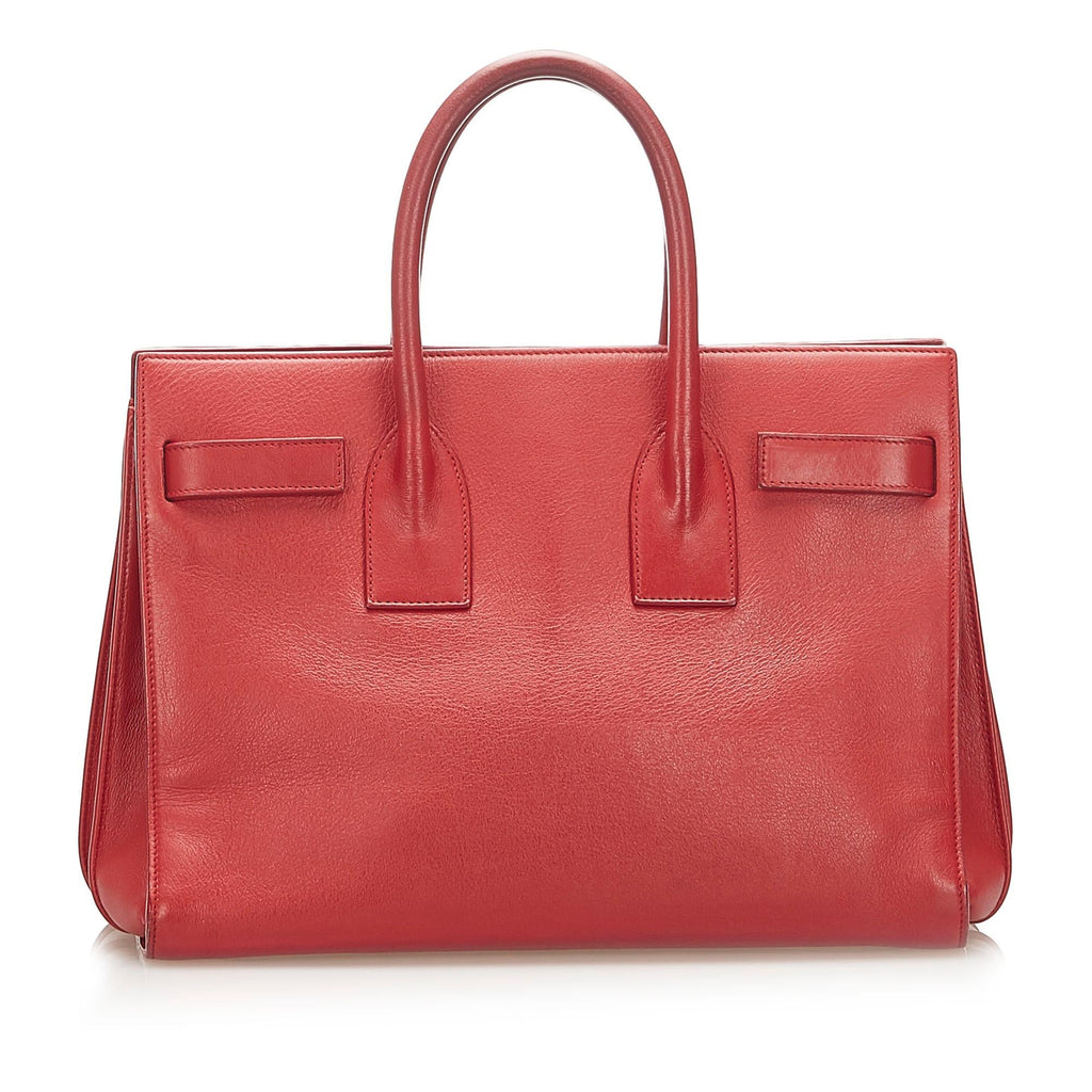 Saint Laurent Mini Sac De Jour Leather Handbag (SHG-18288)