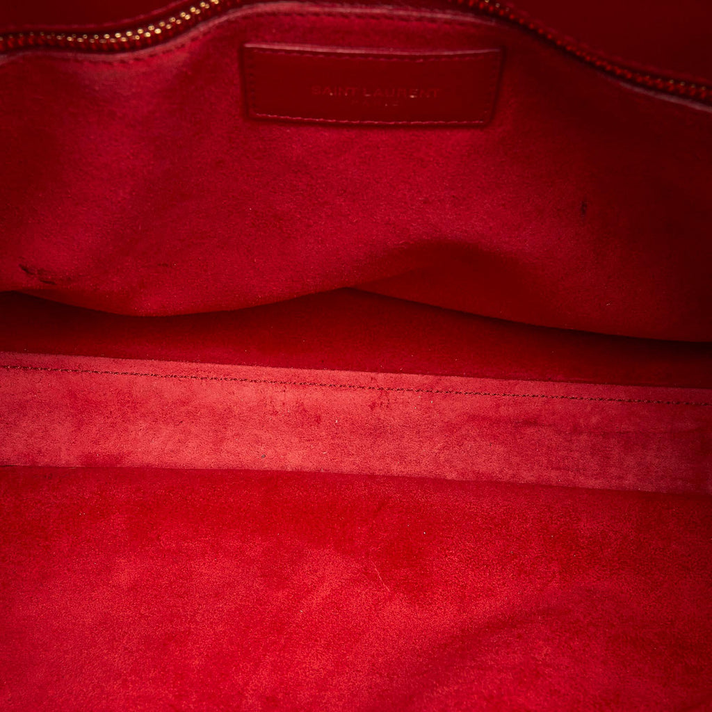 Saint Laurent Mini Sac De Jour Leather Handbag (SHG-18288)