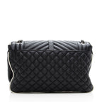 Saint Laurent Mixed Matelasse Calfskin Classic Monogram Soft Large Shoulder Bag (SHF-18799)