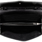 Saint Laurent Mixed Matelasse Leather Triquilt Monogram Wallet on Chain Bag (SHF-17618)