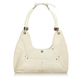 Saint Laurent Mombasa Double Horn Leather Shoulder Bag (SHG-24253)