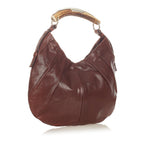 Saint Laurent Mombasa Leather Shoulder Bag (SHG-26213)