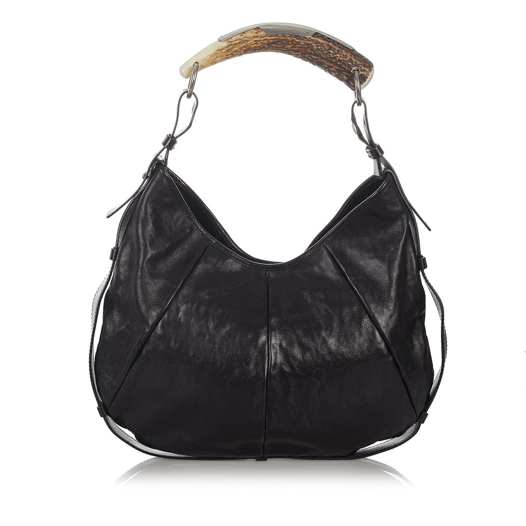 Saint Laurent Mombasa Leather Shoulder Bag (SHG-27088)