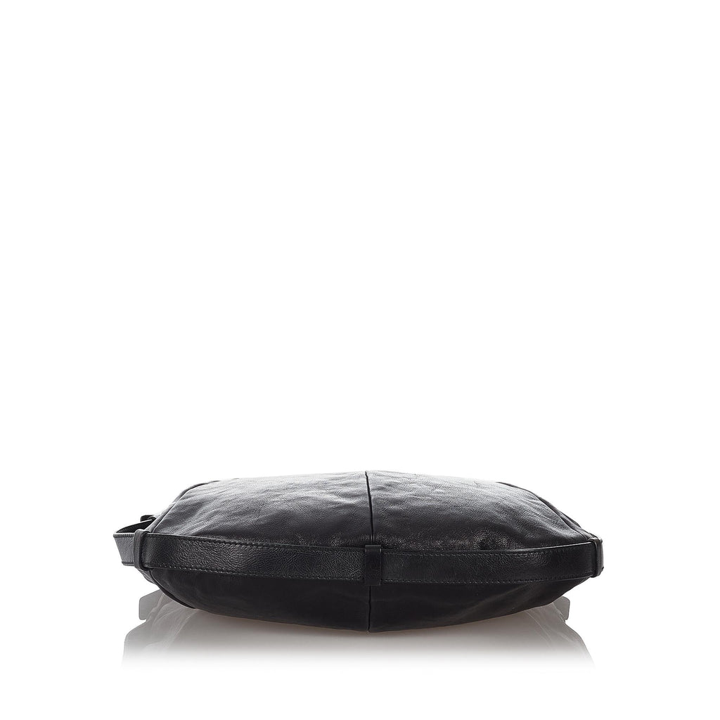 Saint Laurent Mombasa Leather Shoulder Bag (SHG-27088)