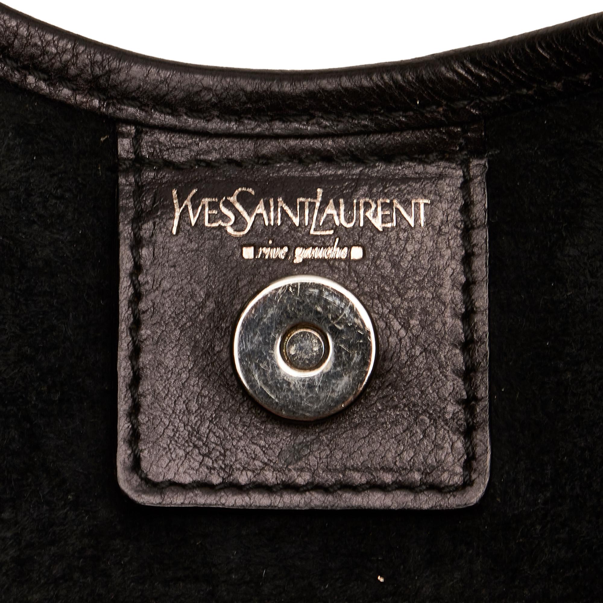 Saint Laurent Mombasa Leather Shoulder Bag (SHG-27088)