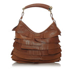 Saint Laurent Mombasa Saint Tropez Leather Shoulder Bag (SHG-28283)