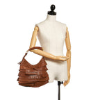 Saint Laurent Mombasa Saint Tropez Leather Shoulder Bag (SHG-28283)