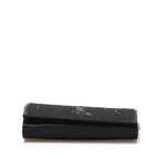 Saint Laurent Monogram Sequined Wallet on Chain (SHG-24959)