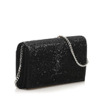 Saint Laurent Monogram Sequined Wallet on Chain (SHG-24959)
