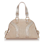Saint Laurent Muse Canvas Satchel (SHG-22885)