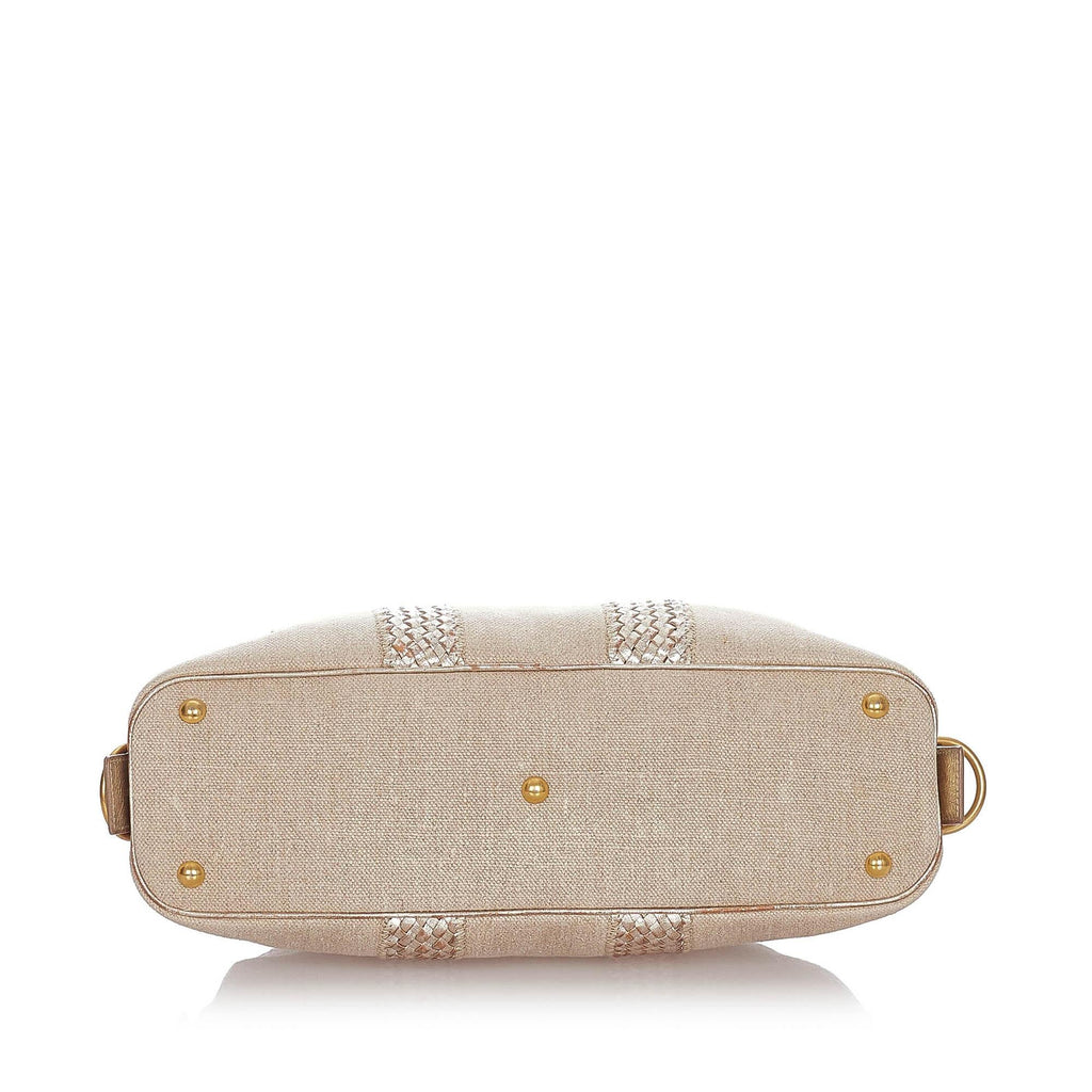 Saint Laurent Muse Canvas Satchel (SHG-22885)
