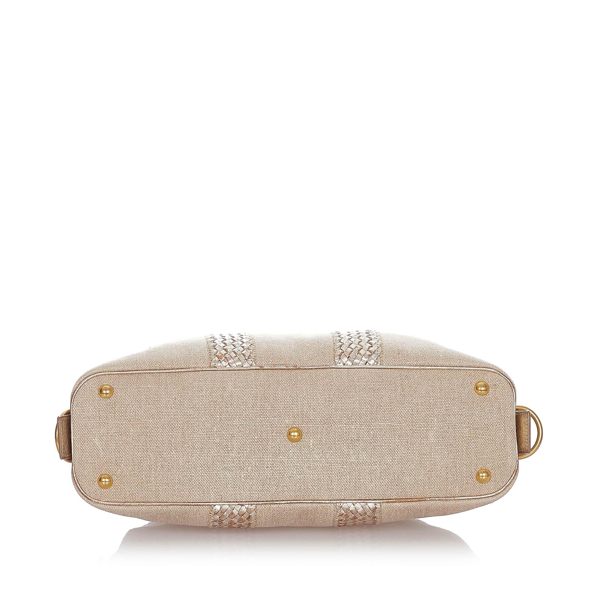 Saint Laurent Muse Canvas Satchel (SHG-22885)