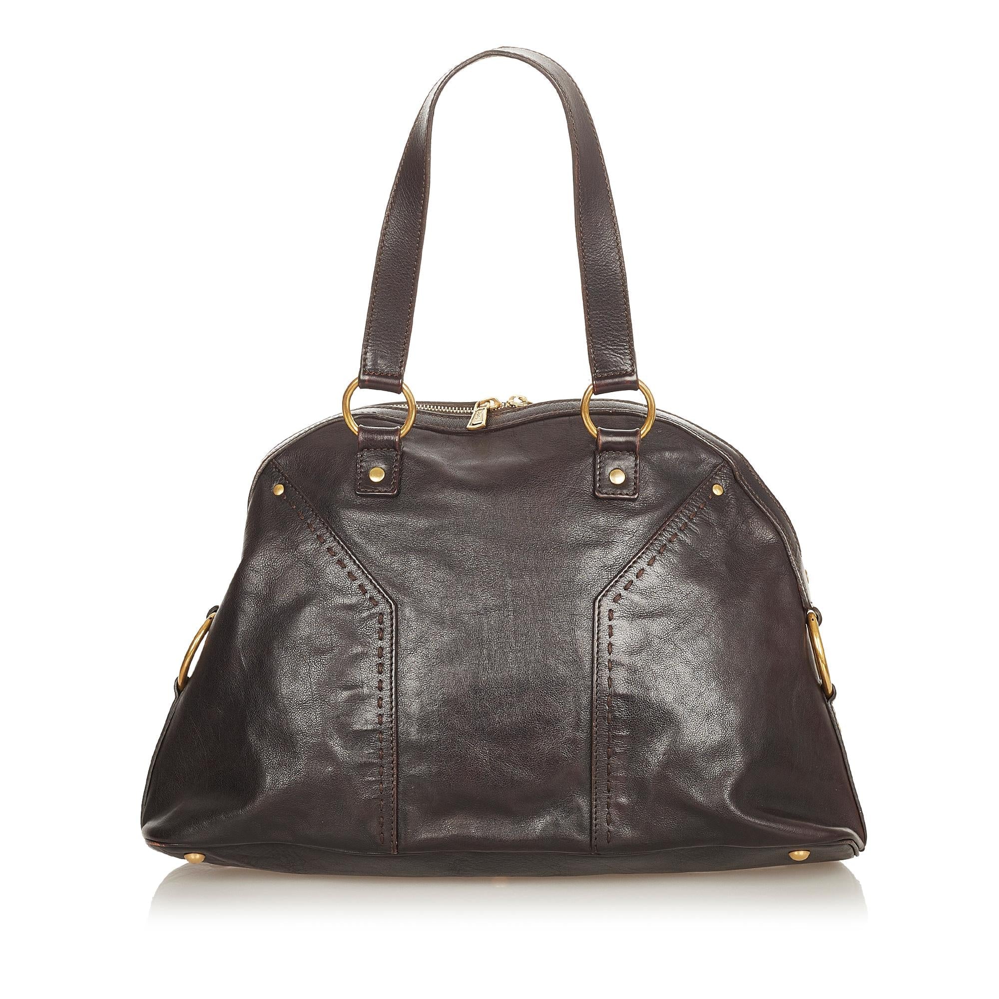 Saint Laurent Muse Leather Handbag (SHG-26554)