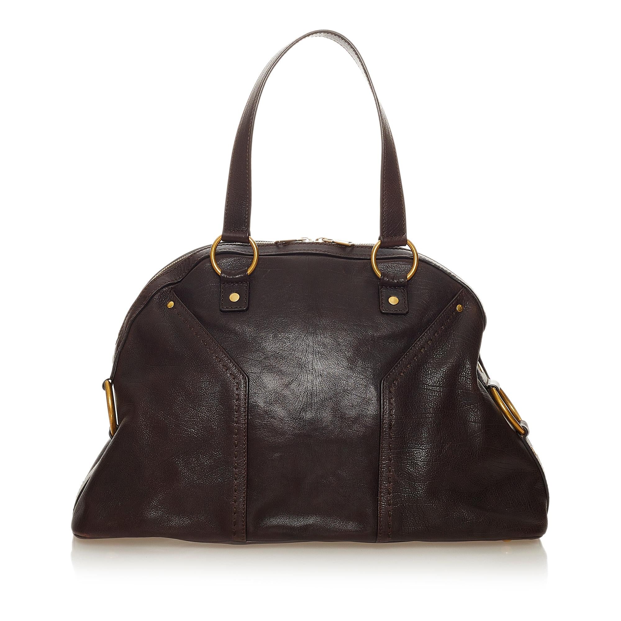 Saint Laurent Muse Leather Handbag (SHG-27419)