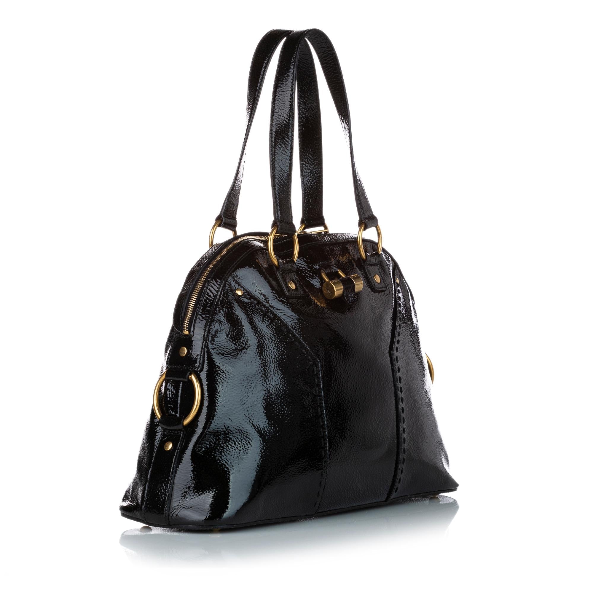 Saint Laurent Muse Patent Leather Handbag (SHG-25592)
