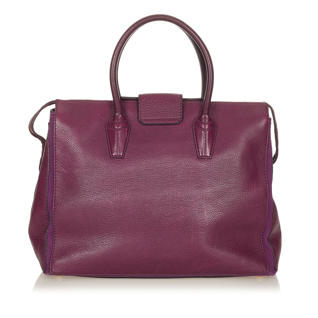 Saint Laurent Muse Two Cabas Leather Handbag (SHG-26908)