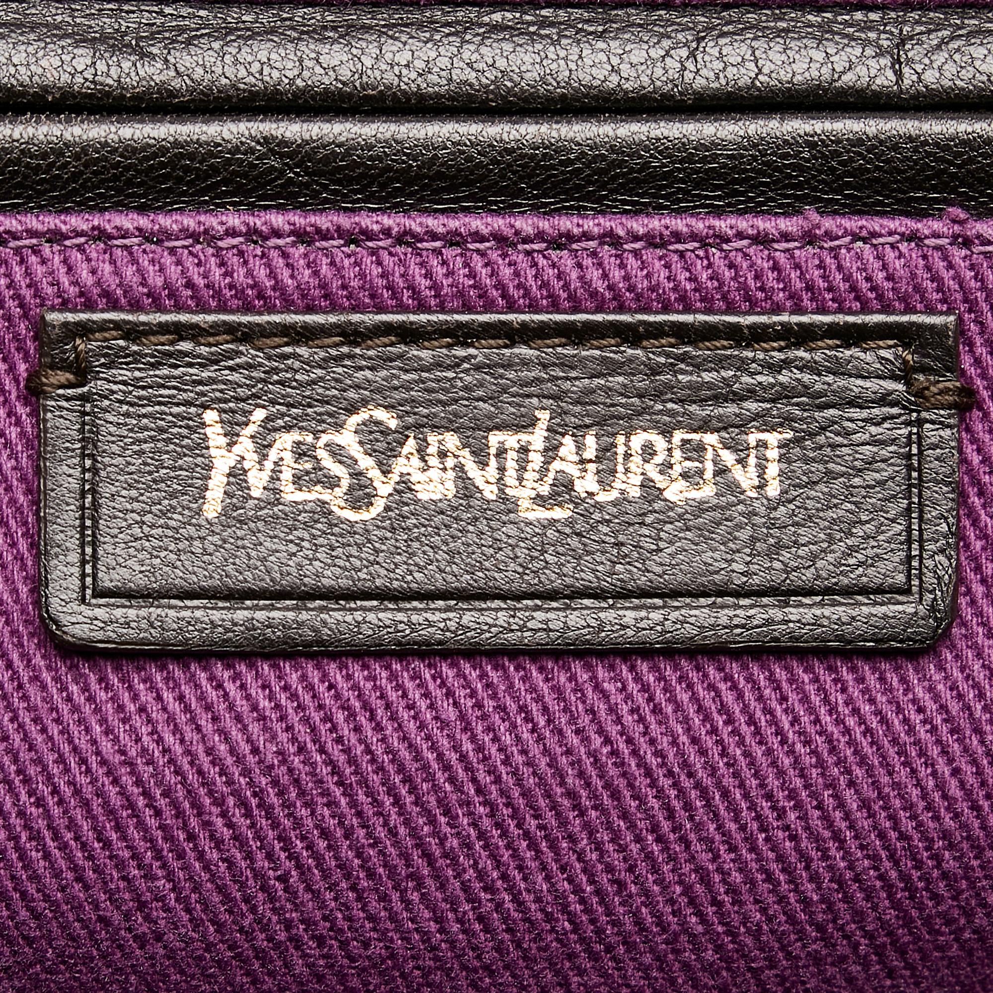 Saint Laurent Muse Two Cabas Leather Handbag (SHG-26908)