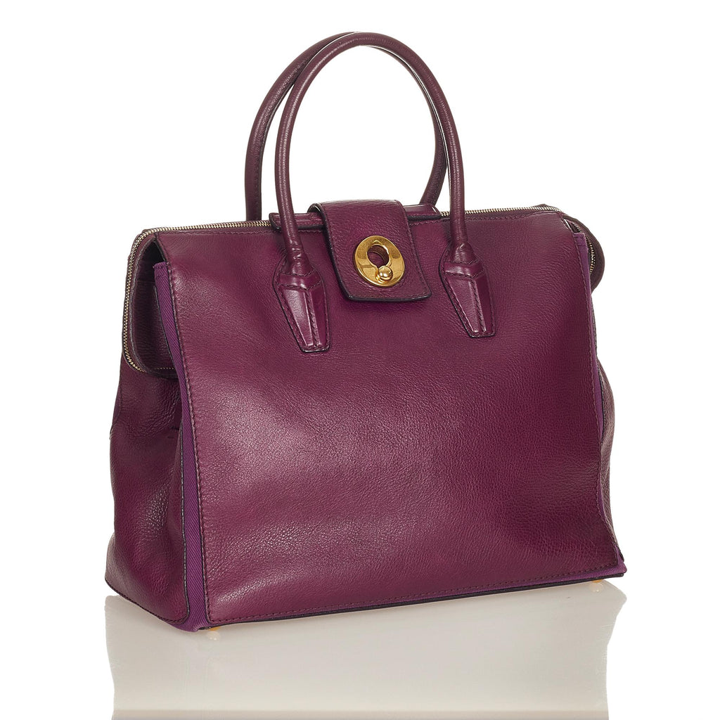 Saint Laurent Muse Two Cabas Leather Handbag (SHG-26908)