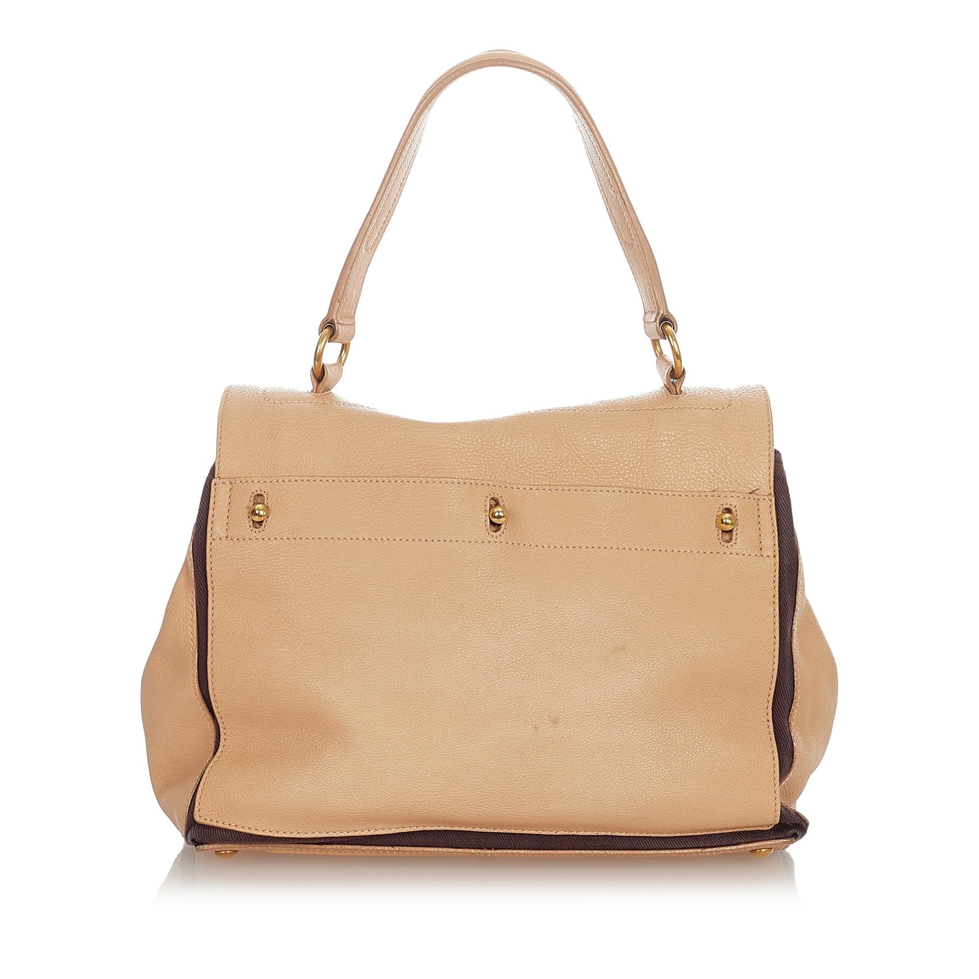 Saint Laurent Muse Two Leather Satchel (SHG-23311)