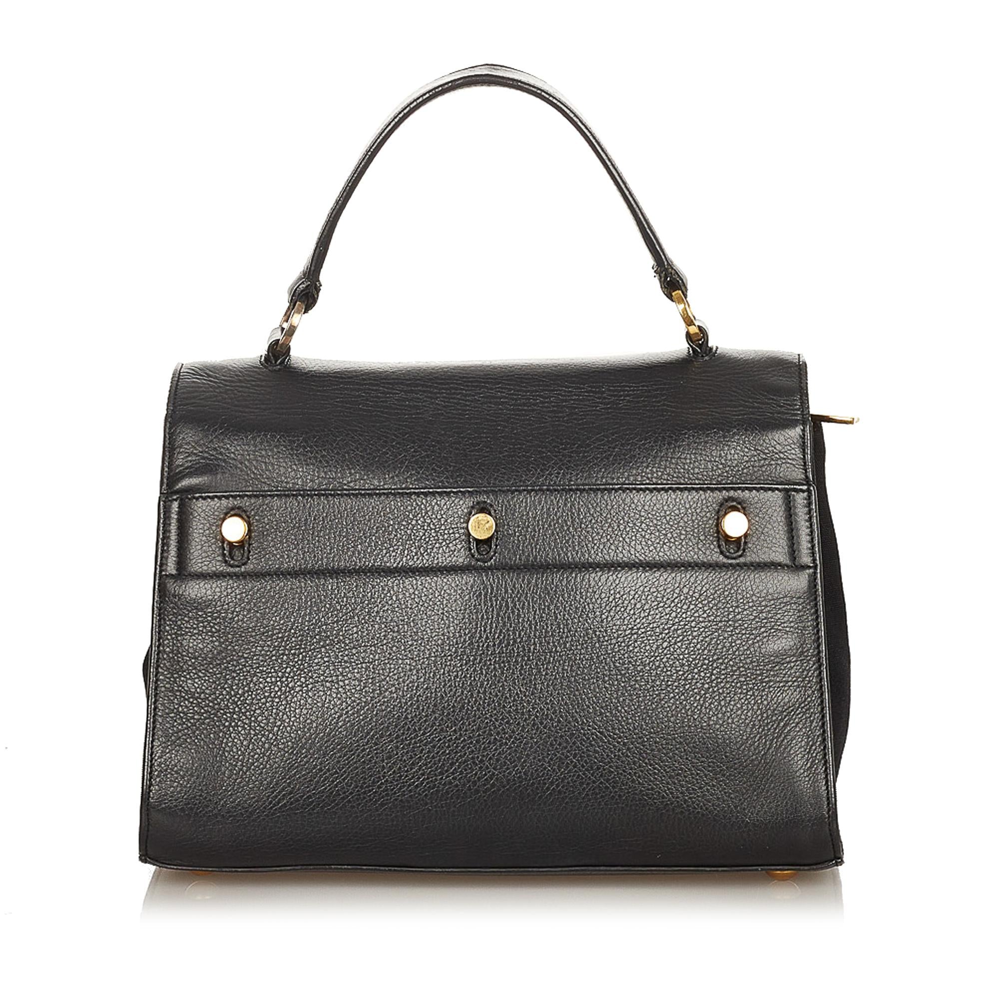 Saint Laurent Muse Two Leather Satchel (SHG-25057)
