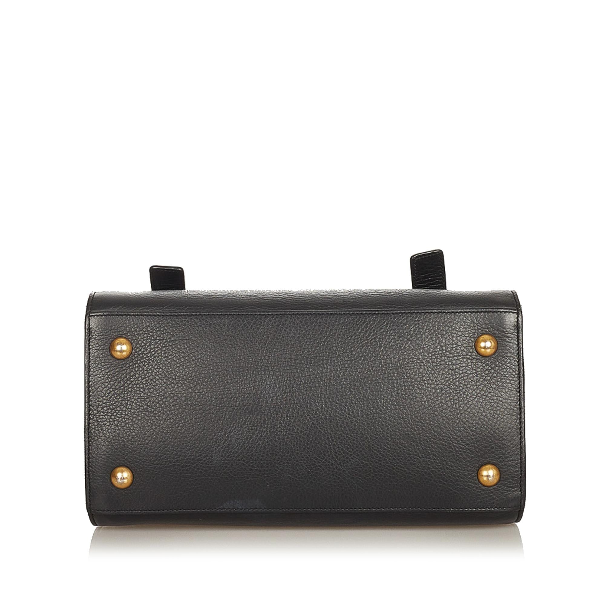 Saint Laurent Muse Two Leather Satchel (SHG-25057)