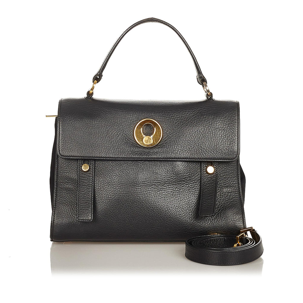 Saint Laurent Muse Two Leather Satchel (SHG-25057)
