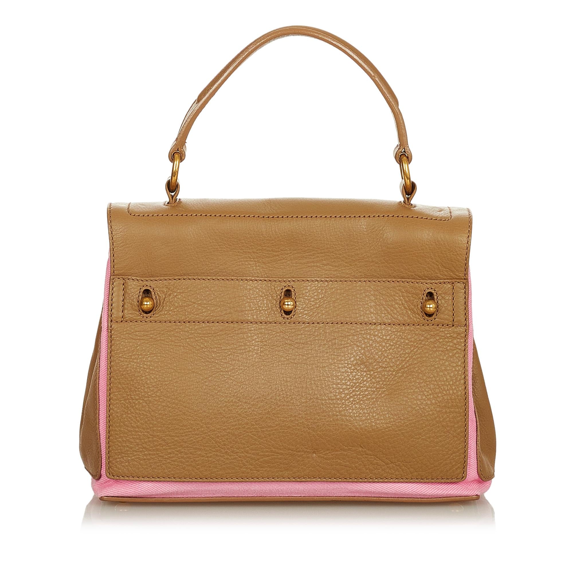 Saint Laurent Muse Two Leather Satchel (SHG-26467)